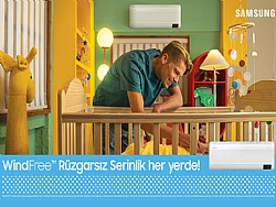 SAMSUNG'UN WINDFREE™ KLİMALARIYLA RÜZGARSIZ VE TASARRUFLU SERİNLİĞİN KEYFİNİ ÇIKARIN!
